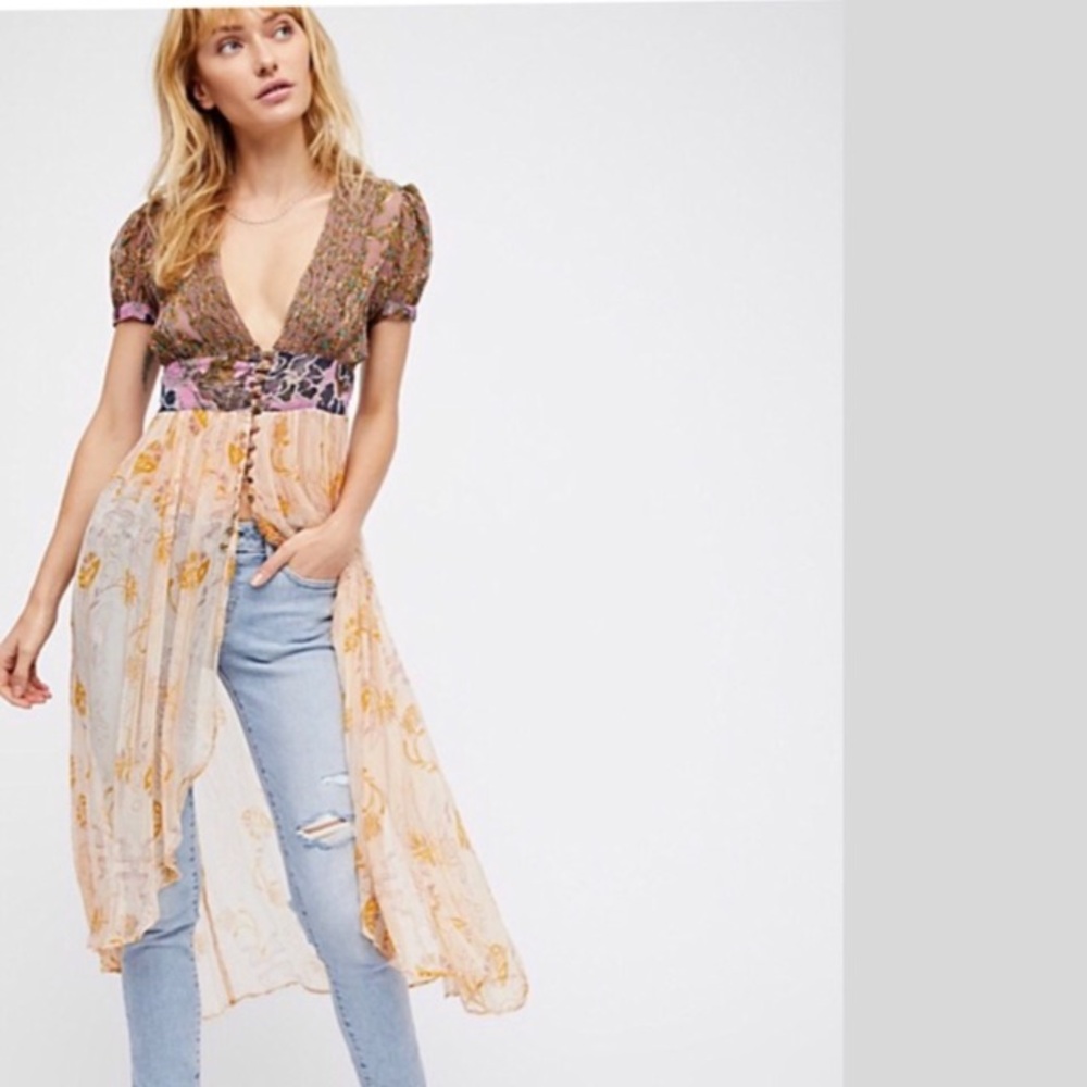 Free People Daisy Sheer Maxi Dress.